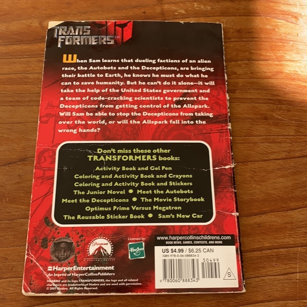 3 x Transformers Softcover Books - Picture 9 of 10